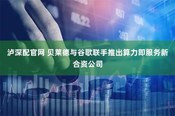 泸深配官网 贝莱德与谷歌联手推出算力即服务新合资公司